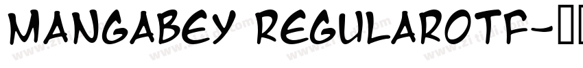 Mangabey Regularotf字体转换